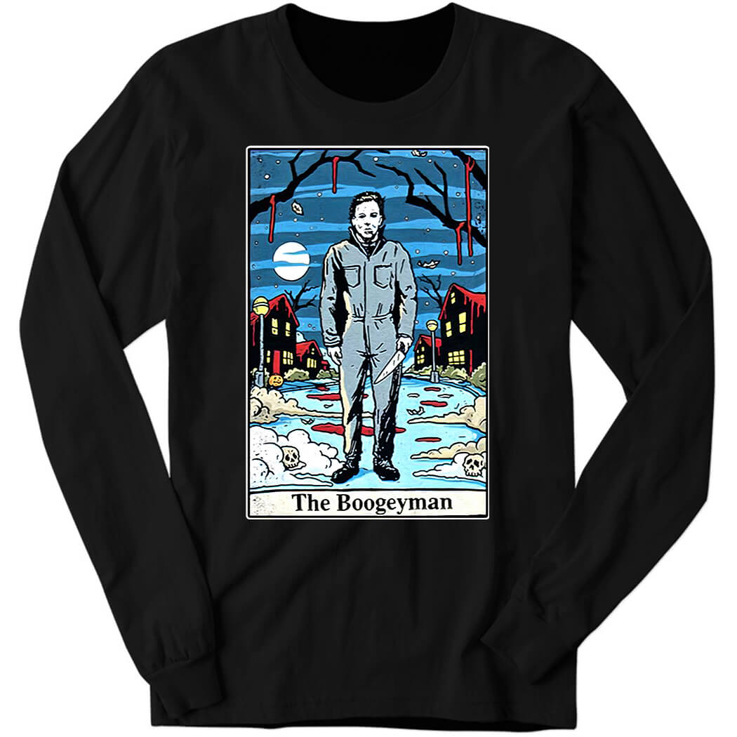 Matthew Riddle Halloween Michael Myers The Boogeyman Tarot Long Sleeve Shirt