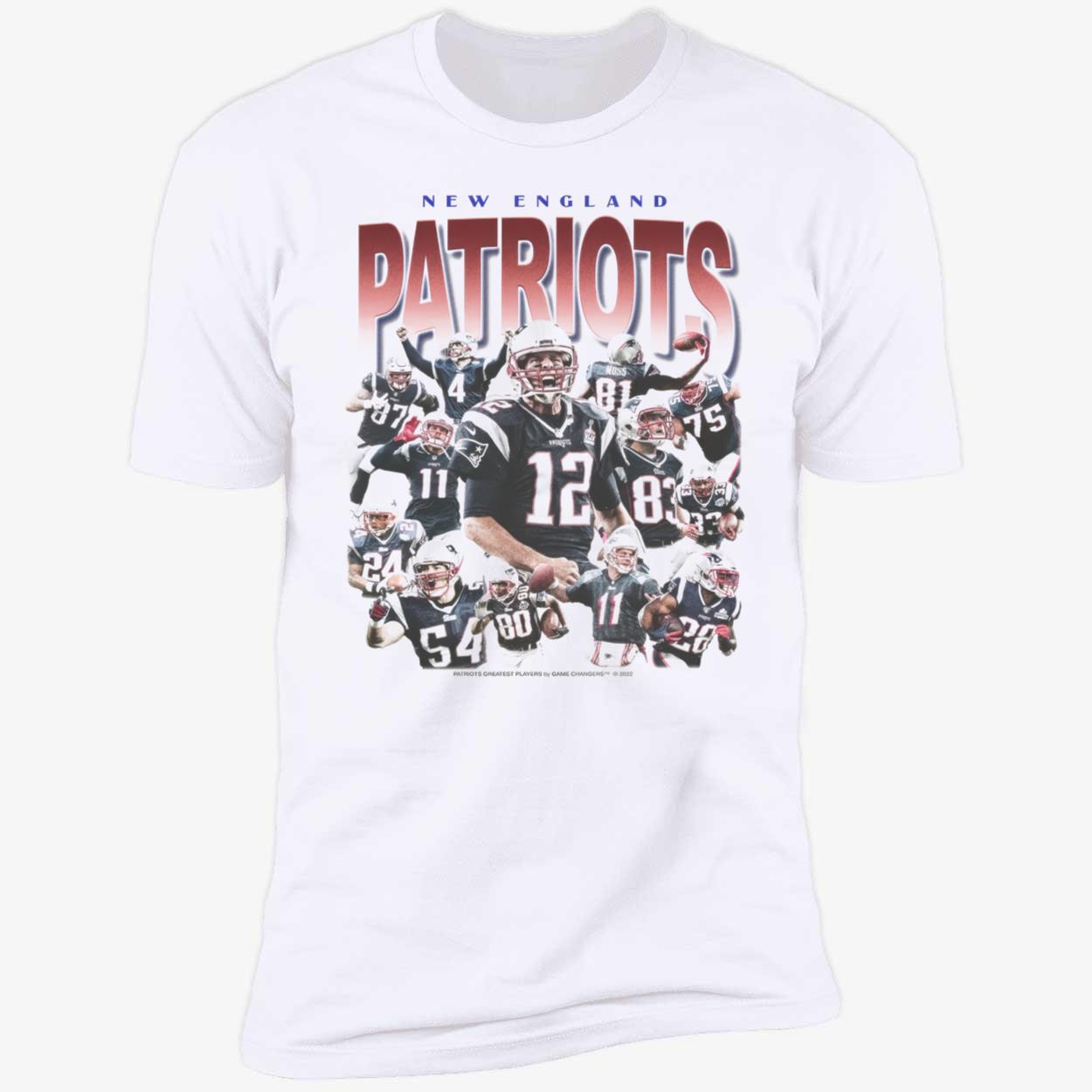 New England Patriots Greatest Players Premium SS T-Shirt
