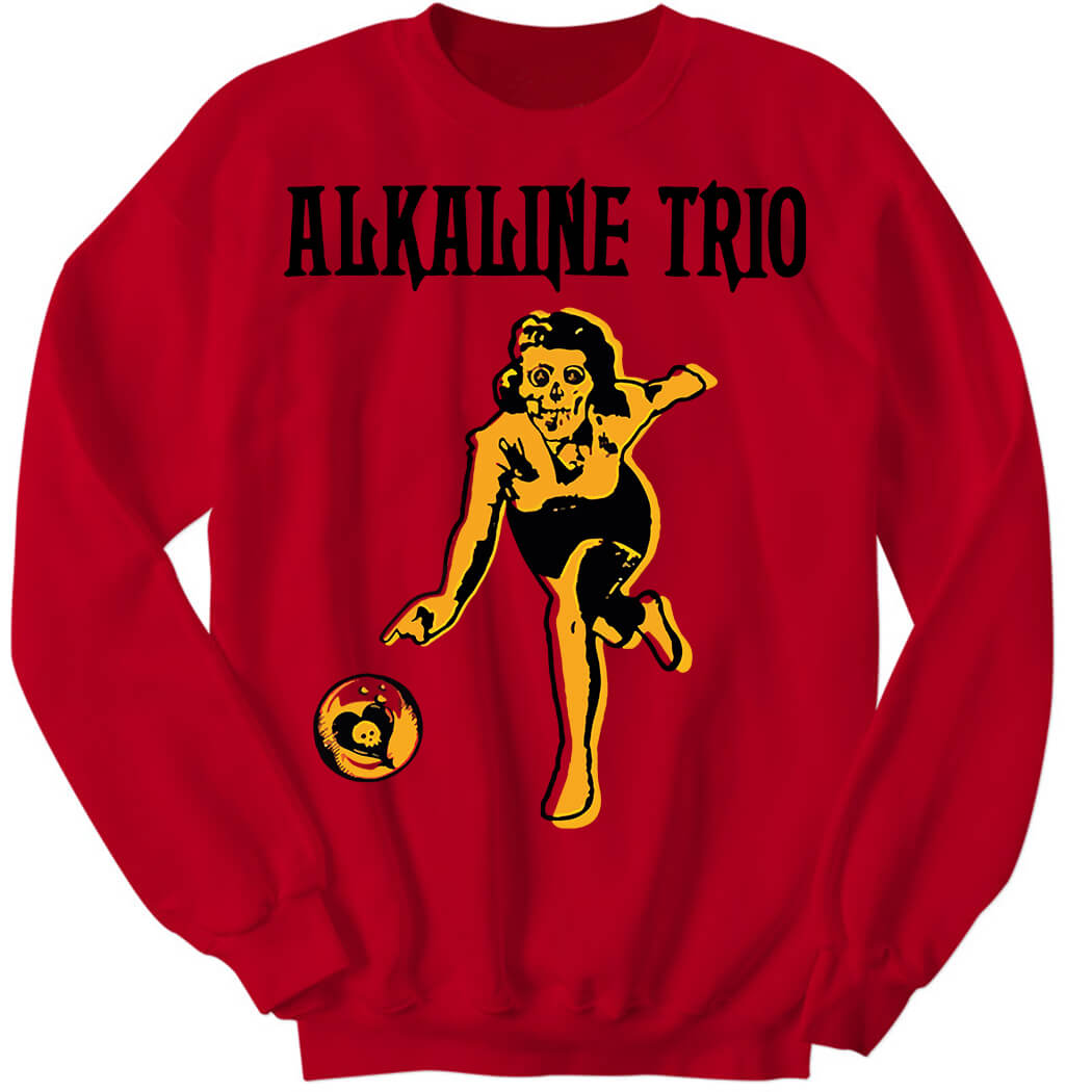 Alkaline Trio Merch Bowling Sweatshirt