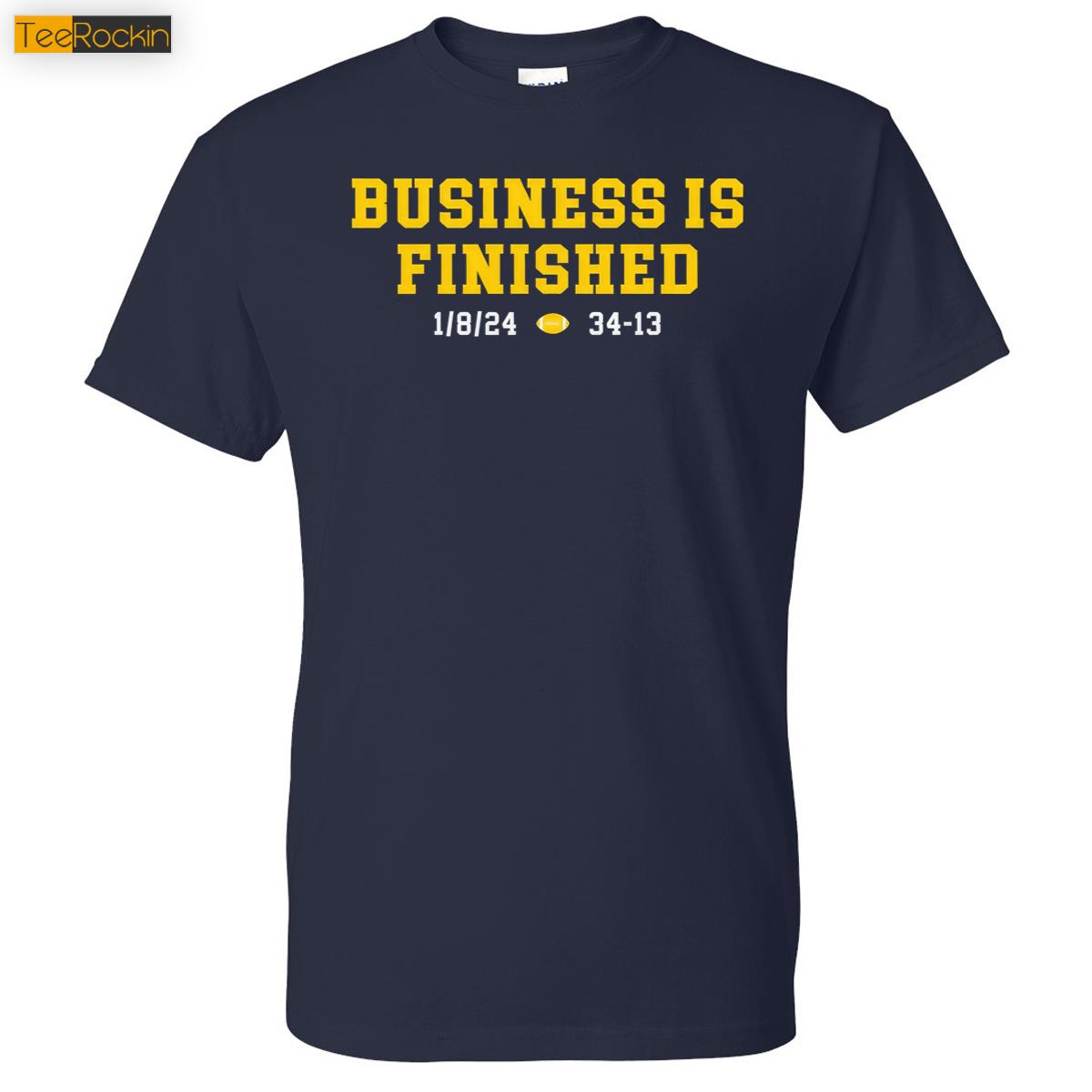 Barstool Business Is Finished Tee Shirt