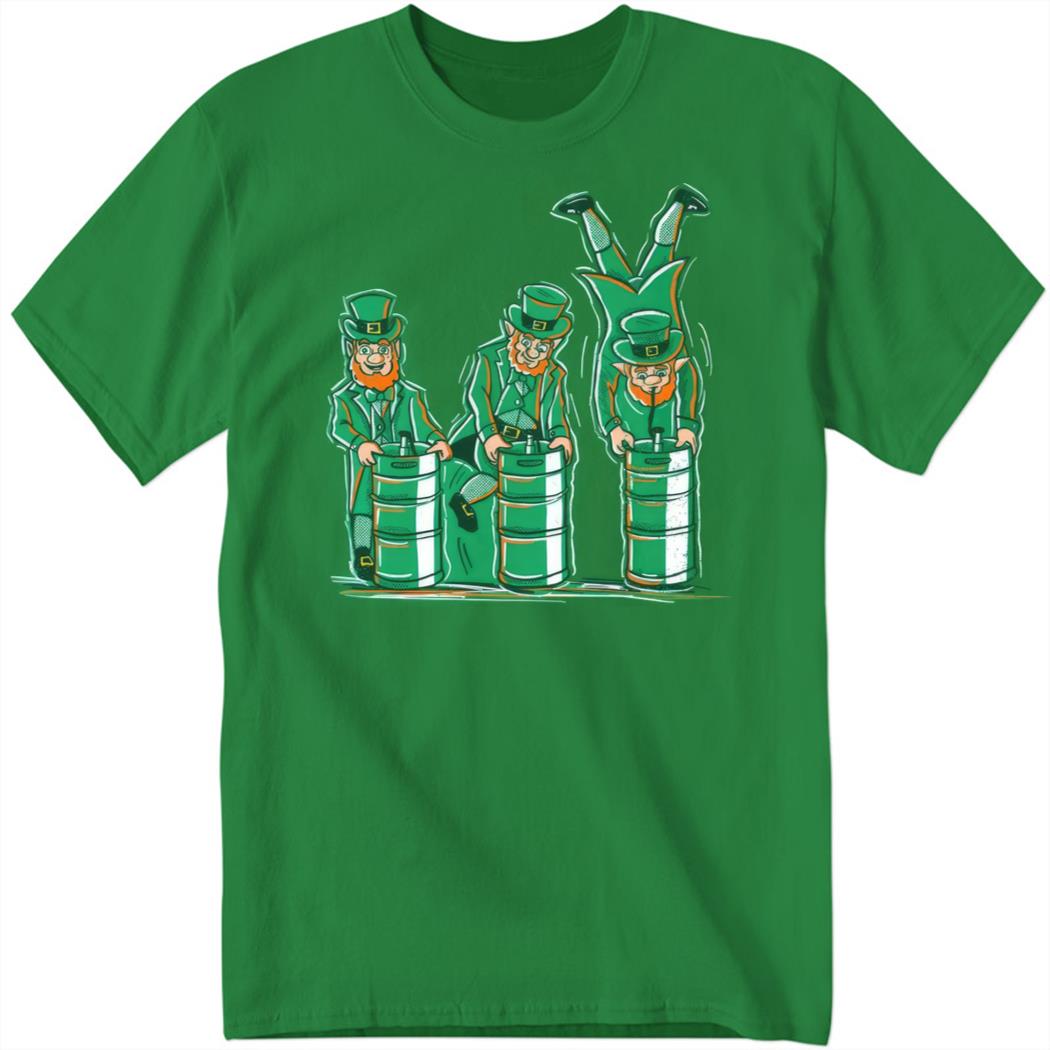 Barstool Leprechaun Keg Stand Shirt