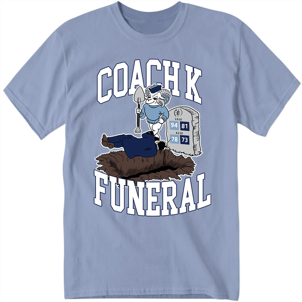 Barstool Store Coach K Funeral Shirt