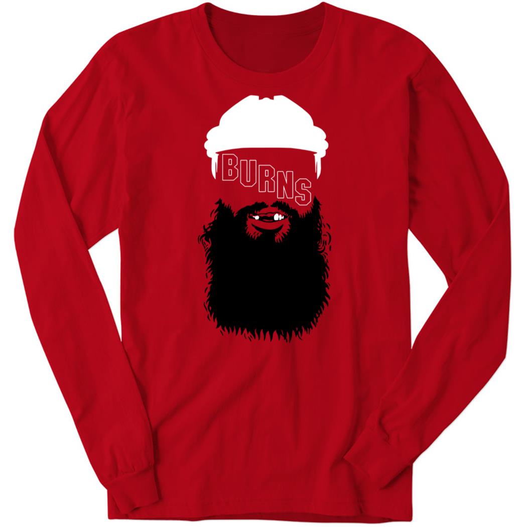 Brent Burns Carolina Beard Long Sleeve Shirt