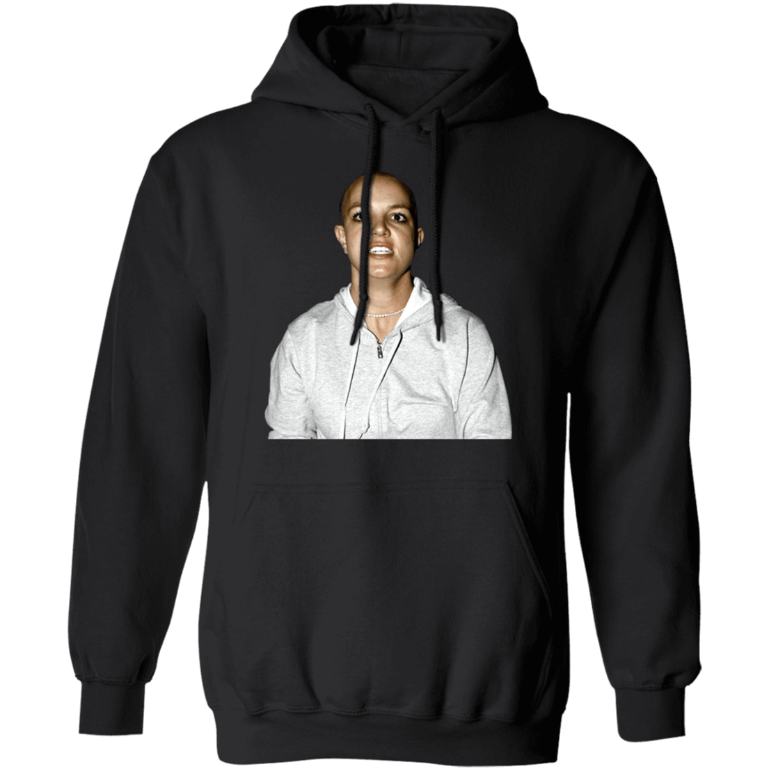 Britney Spears Shaved Head Hoodie