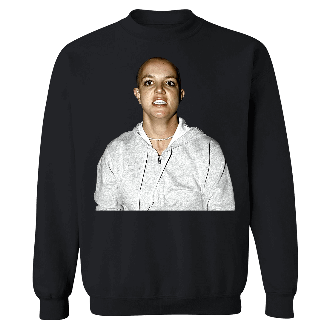 Britney Spears Shaved Head Sweatshirt