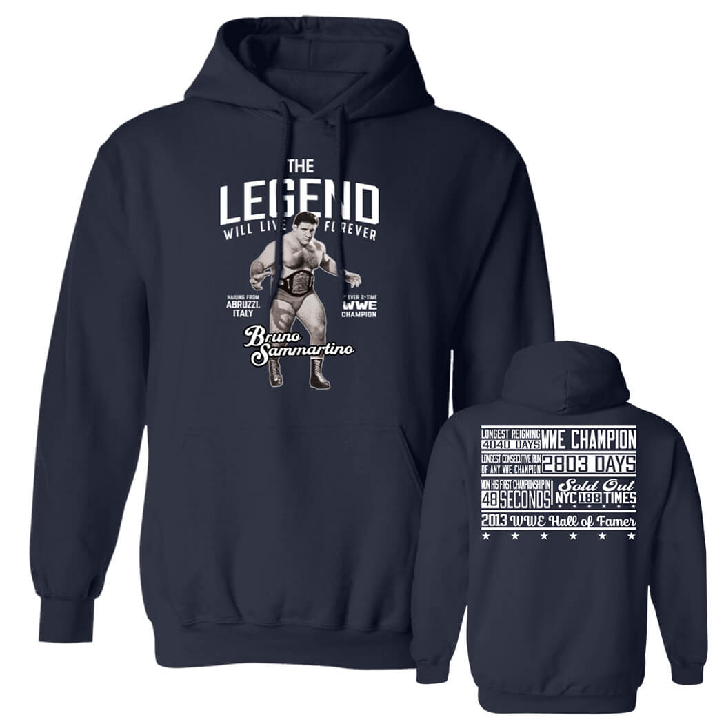 Bruno Sammartino The Legend Will Live Forever Hoodie