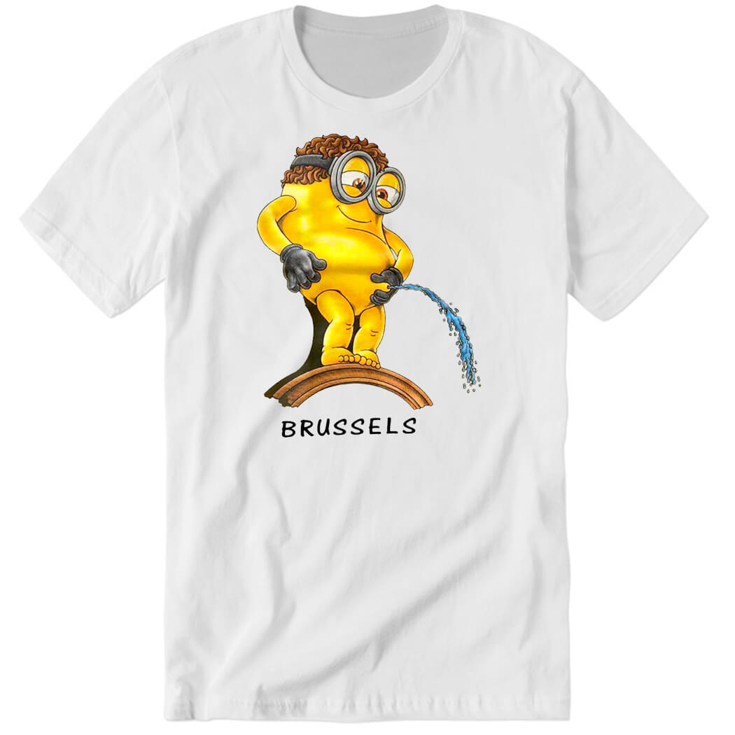 Brussels Minions Meme Premium SS T Shirt.jpg