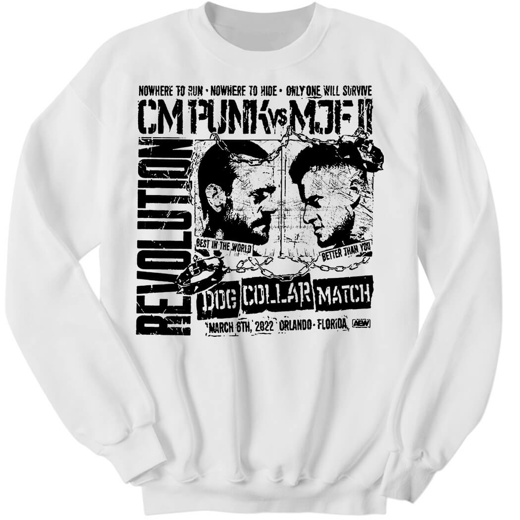 CM Punk Vs MJF Dog Collar Match Sweatshirt