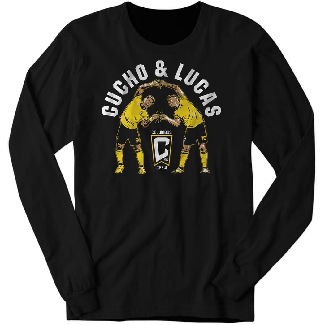 Columbus Crew Cucho Hernandez Lucas Zelarayan Long Sleeve Shirt.jpg