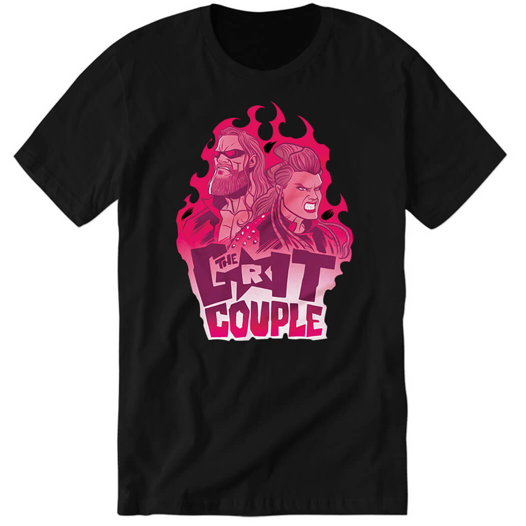 Edge And Beth Phoenix The Grit Couple Premium SS T-Shirt