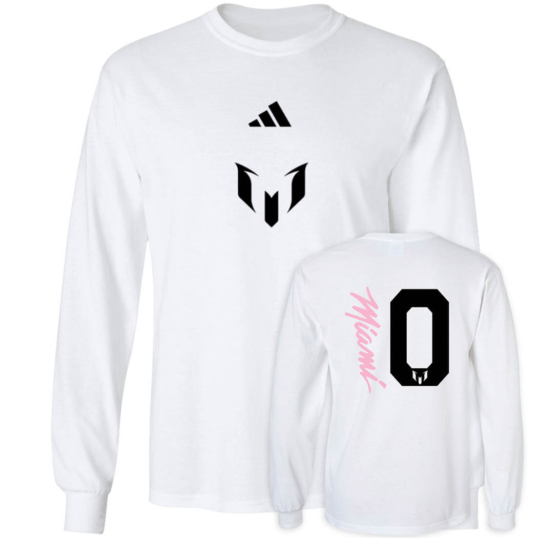 Front BackLionel Messi Logo New Miami Cf Long Sleeve Shirt.jpg