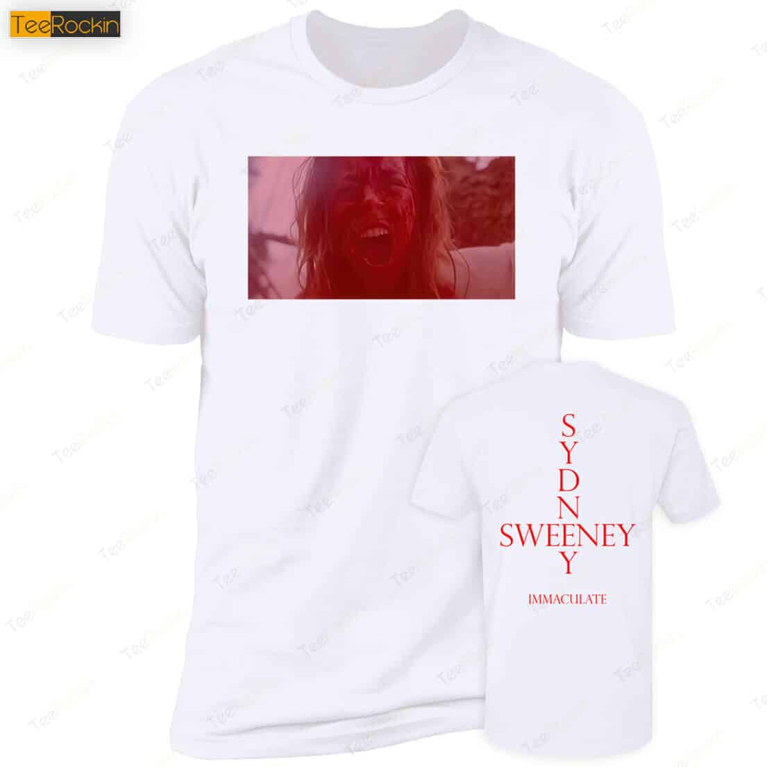 [Front+Back] Sydney Sweeney Immaculate Movie Premium SS Shirt