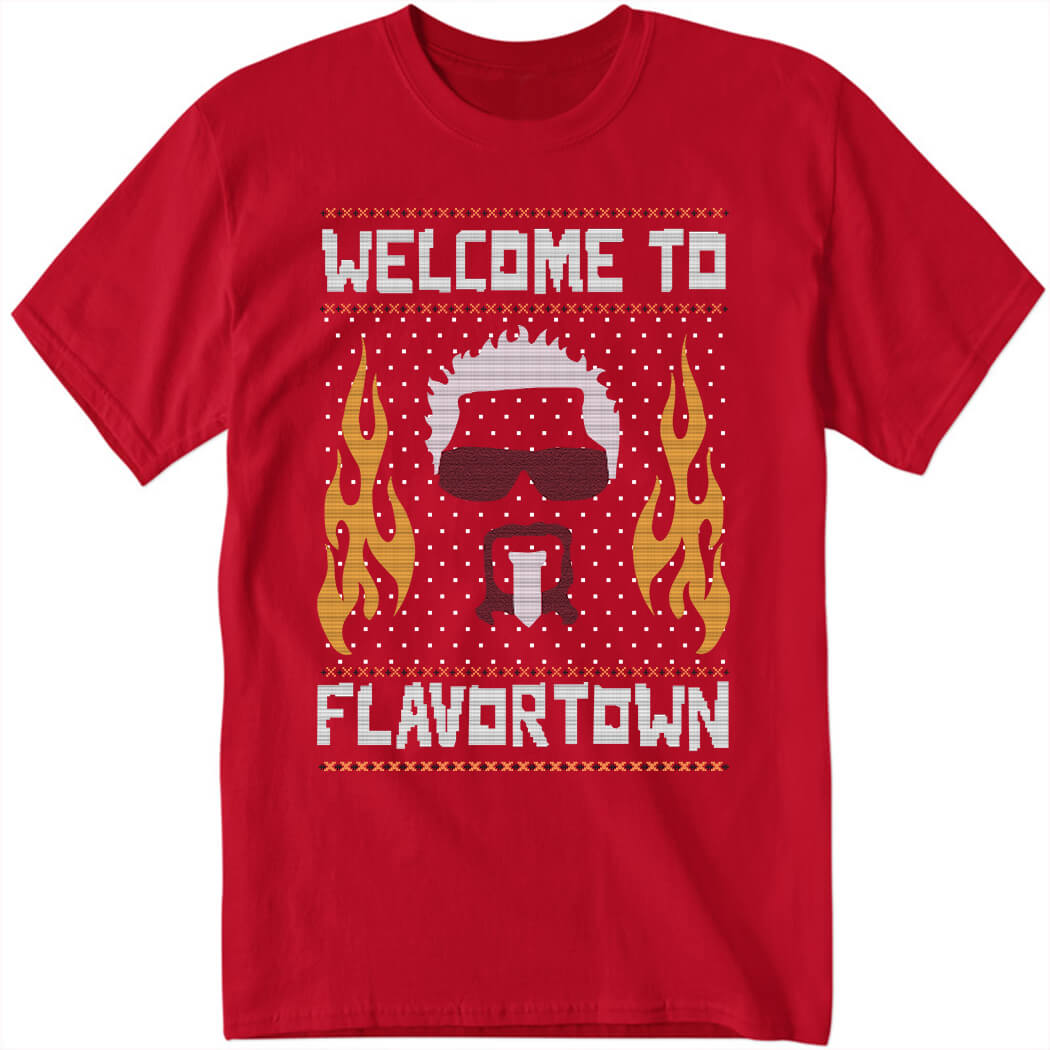 Guy Fieri Welcome To Flavortown Christmas Shirt