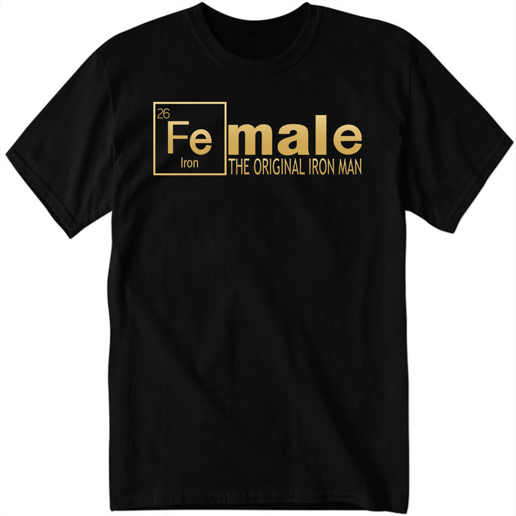 Iowa Gymnastics Fe Female The Original Iron Man Shirt