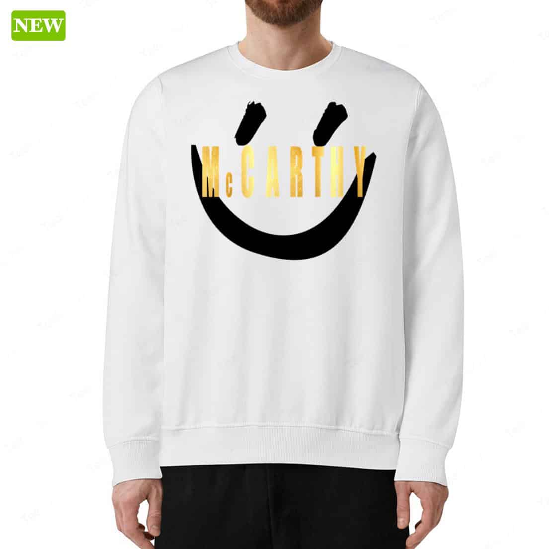 J.J. McCarthy Smiley Face Sweatshirt