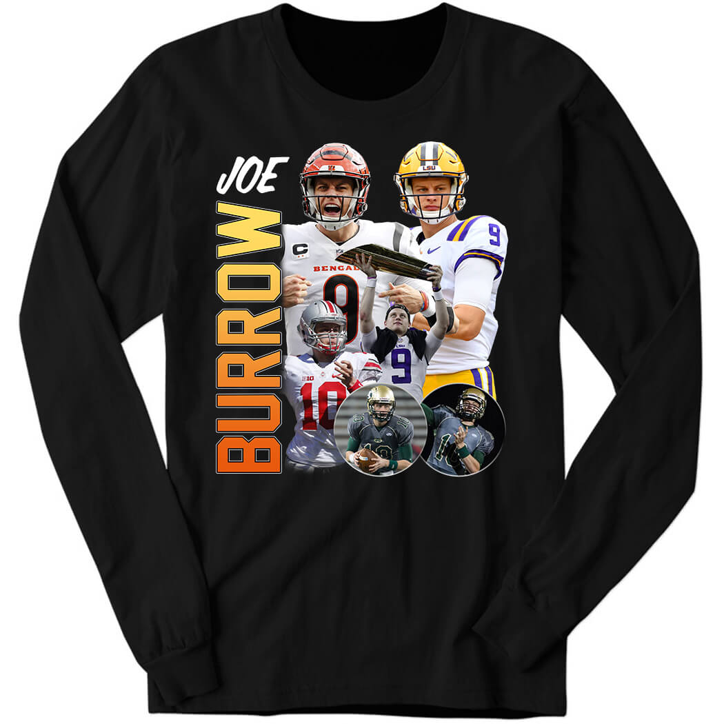 Joe Burrow 9 Long Sleeve Shirt