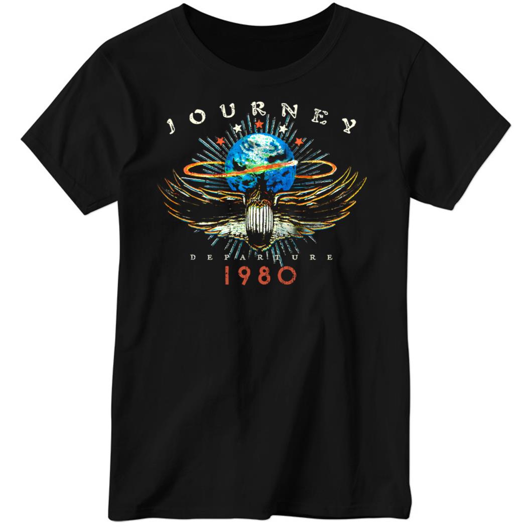 Journey 1980 Smoke Adult Ladies Boyfriend Shirt