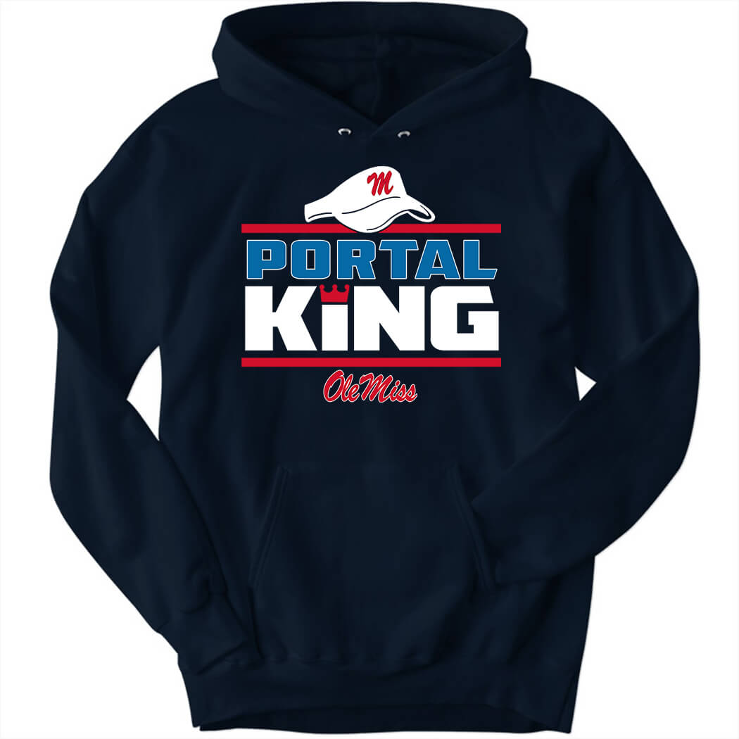 Lane Kiffin Ole Miss Football Portal King Hoodie