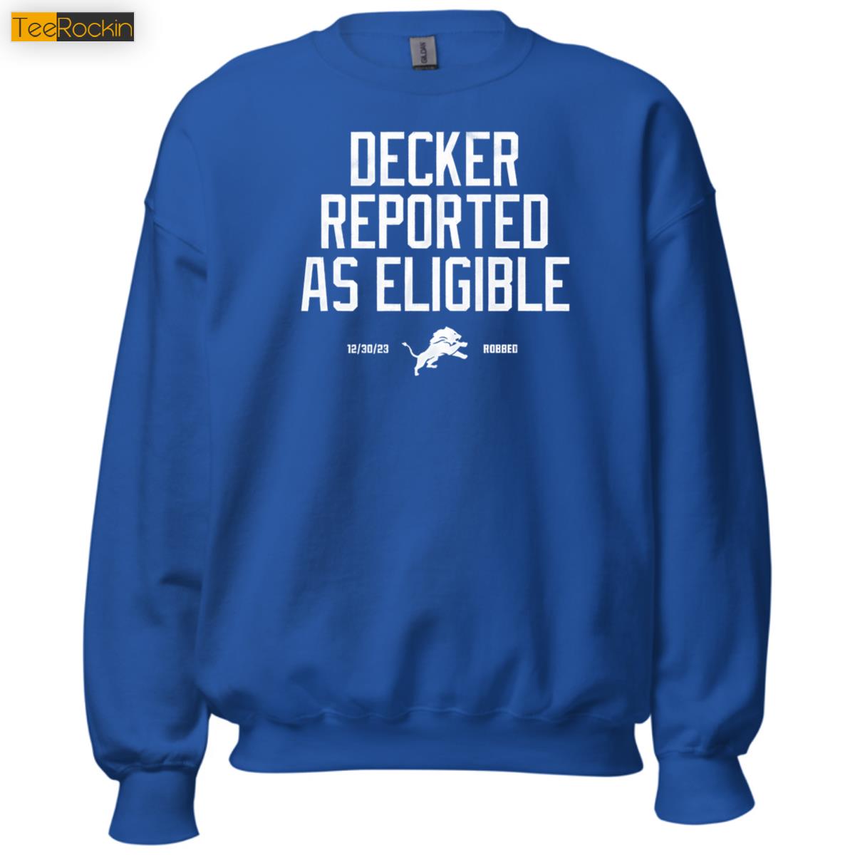 Lions Decker Reported As Eligible Sweatshirt