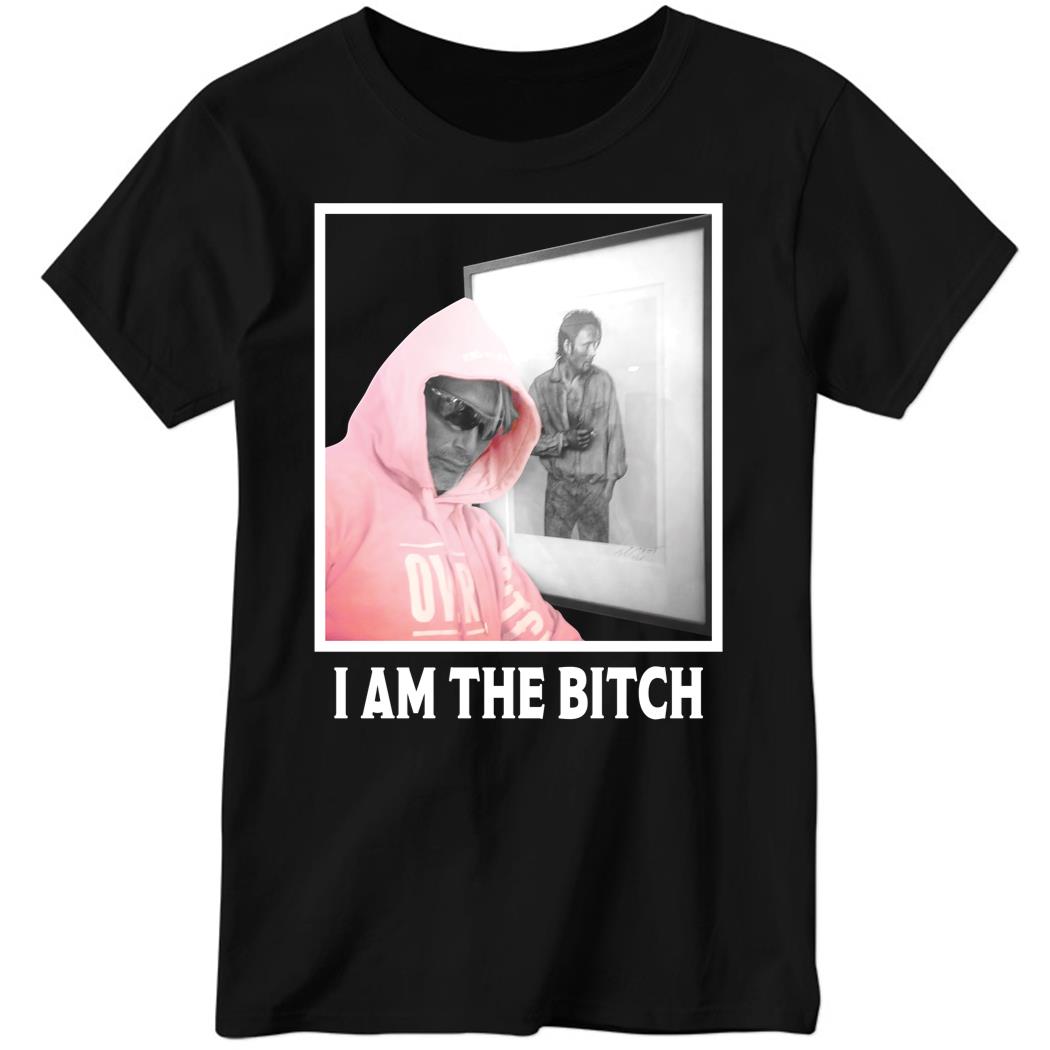 Mads Mikkelsen I Am The Bitch Black Ladies Boyfriend Shirt