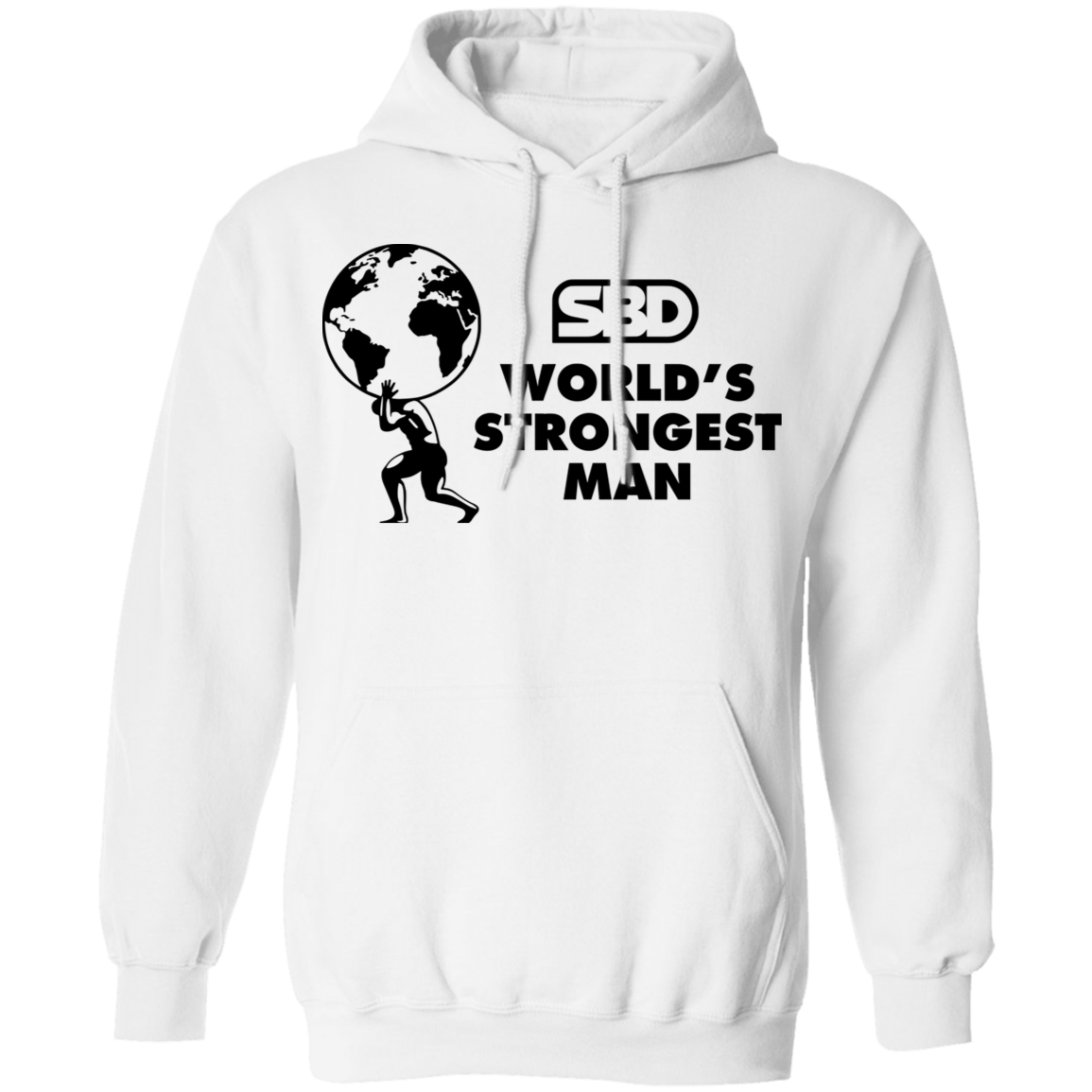 Mens SBD World's Strongest Man Hoodie