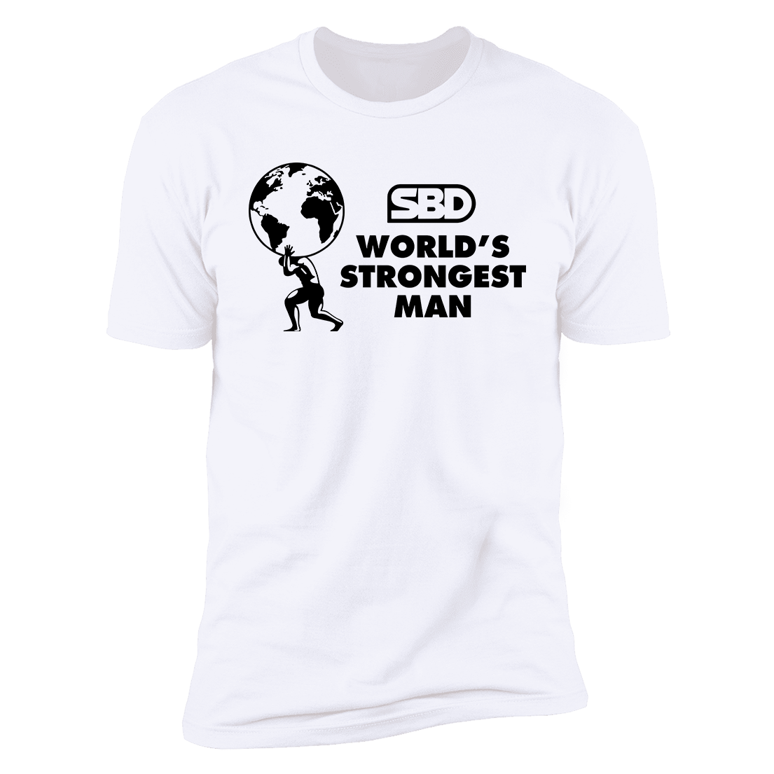 Mens SBD World's Strongest Man Premium SS T-Shirt