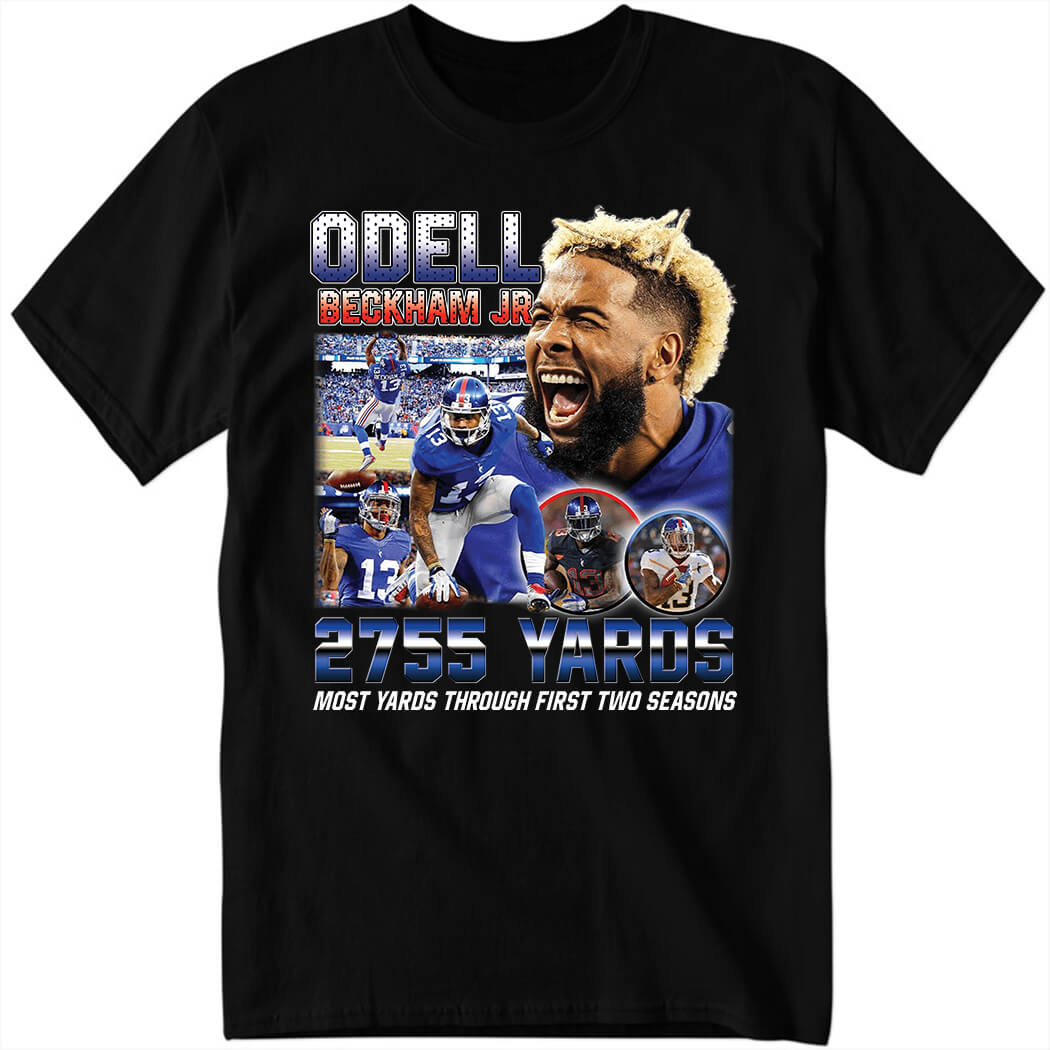 Odell Beckham Jr 2755 Yards Shirt