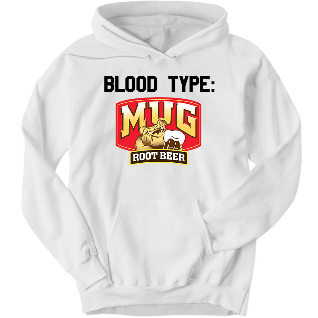 Pit Bull Blood Type Mug Root Beer Hoodie