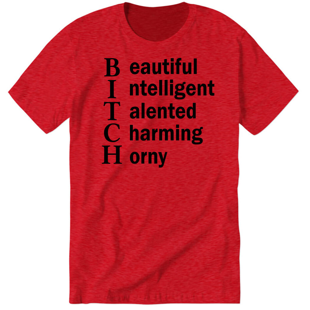 PridefuISin Beautiful Intelligent Talented Charming Horny Premium SS T-Shirt