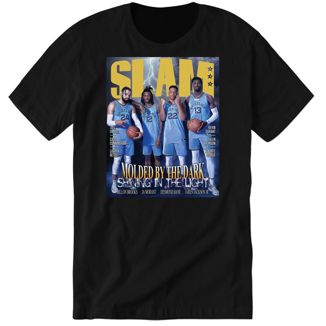 SLAM Memphis Grizzlies Molded By The Dark Shining In The Light Premium SS T-Shirt