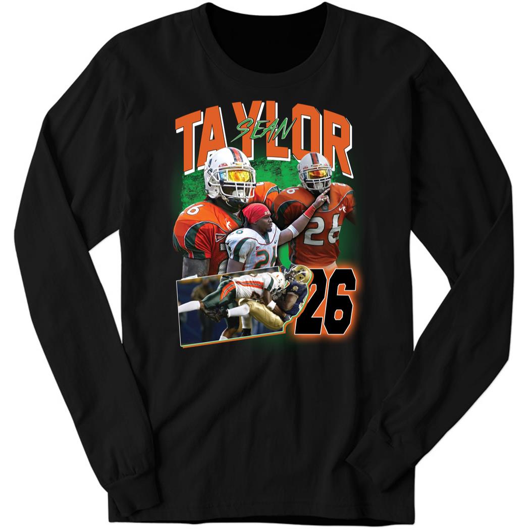 St Retro Sean Taylor 26 Long Sleeve Shirt