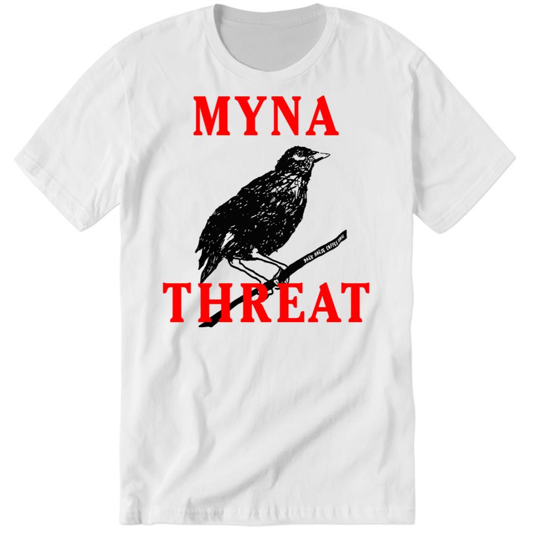 Steve Olson Myna Threat Premium SS T-Shirt