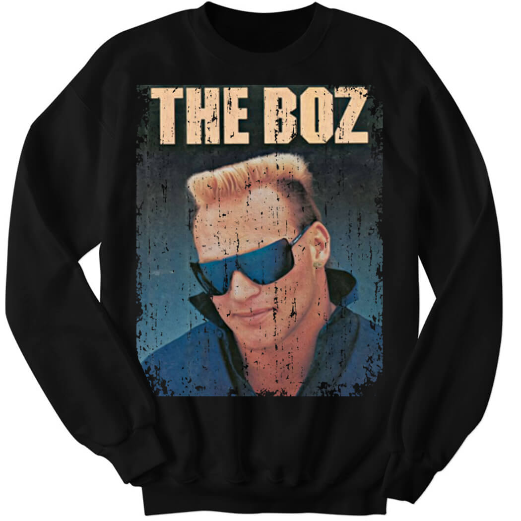 The Boz Brian Bosworth Retro Vintage Distressed Look Sweatshirt