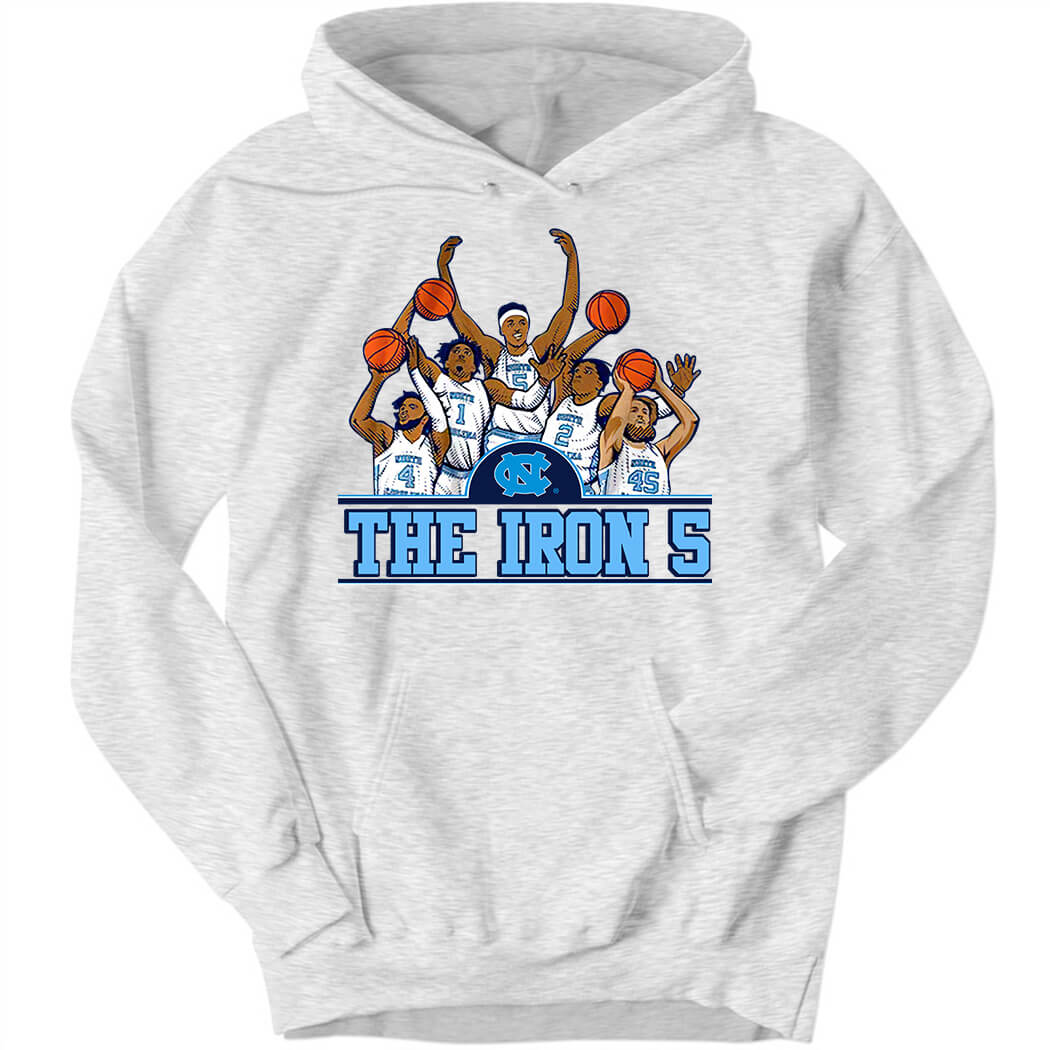 Unc Basketball The Iron 5 Hoodie