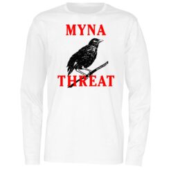 Steve Olson Myna Threat Premium SS T-shirt 3 Steve Olson Myna Threat 2 1