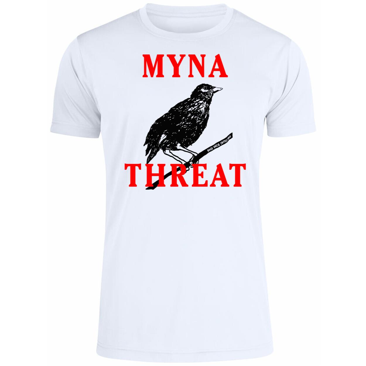 Steve Olson Myna Threat Premium SS T-shirt Steve Olson Myna Threat Premium SS T-shirt