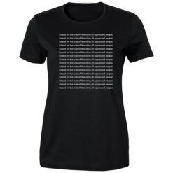 Branden Collinsworth I Stand On The Side Of Liberating Shirt 4 Branden Collinsworth I Stand On The Side Of Liberating Ladies Boyfriend Shirt