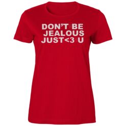 Leowon Don't Be Jealous Just Love U Shirt 2 Leowon Don't Be Jealous Just Love U Ladies Boyfriend Shirt