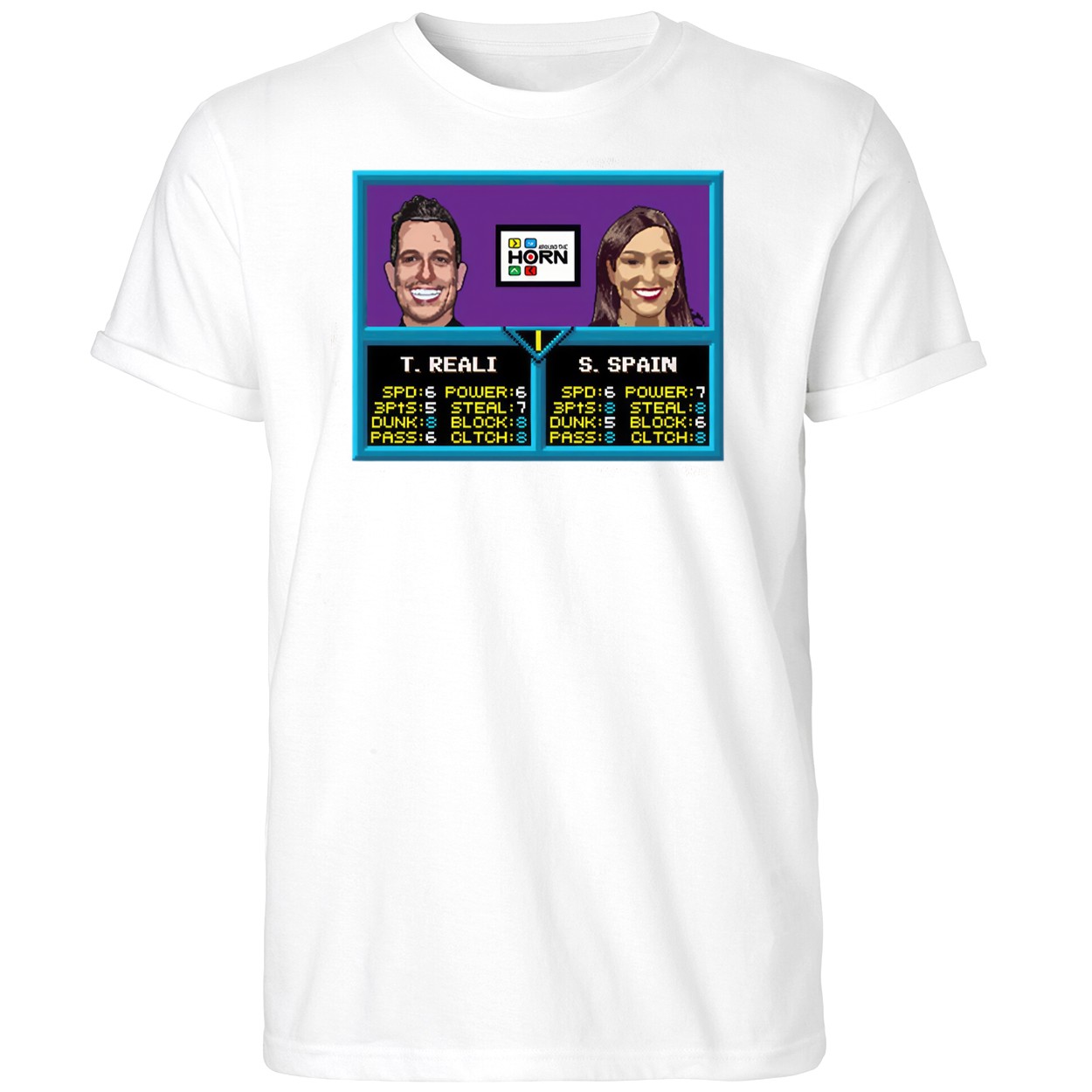 T Reali Jam Digital Custom Pop Art Tv Around The Horn Shirt T Reali Jam Digital Custom Pop Art Tv Around The Horn Shirt