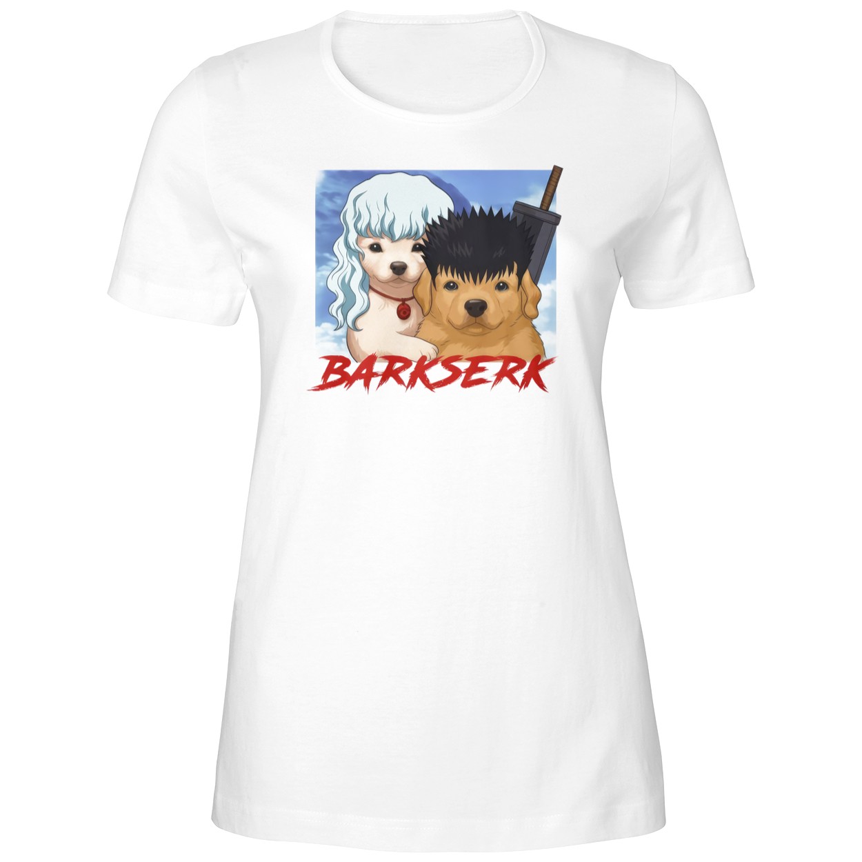 Barserk Jotchua Guts And Griffith Ladies Boyfriend Shirt Barserk Jotchua Guts And Griffith Ladies Boyfriend Shirt