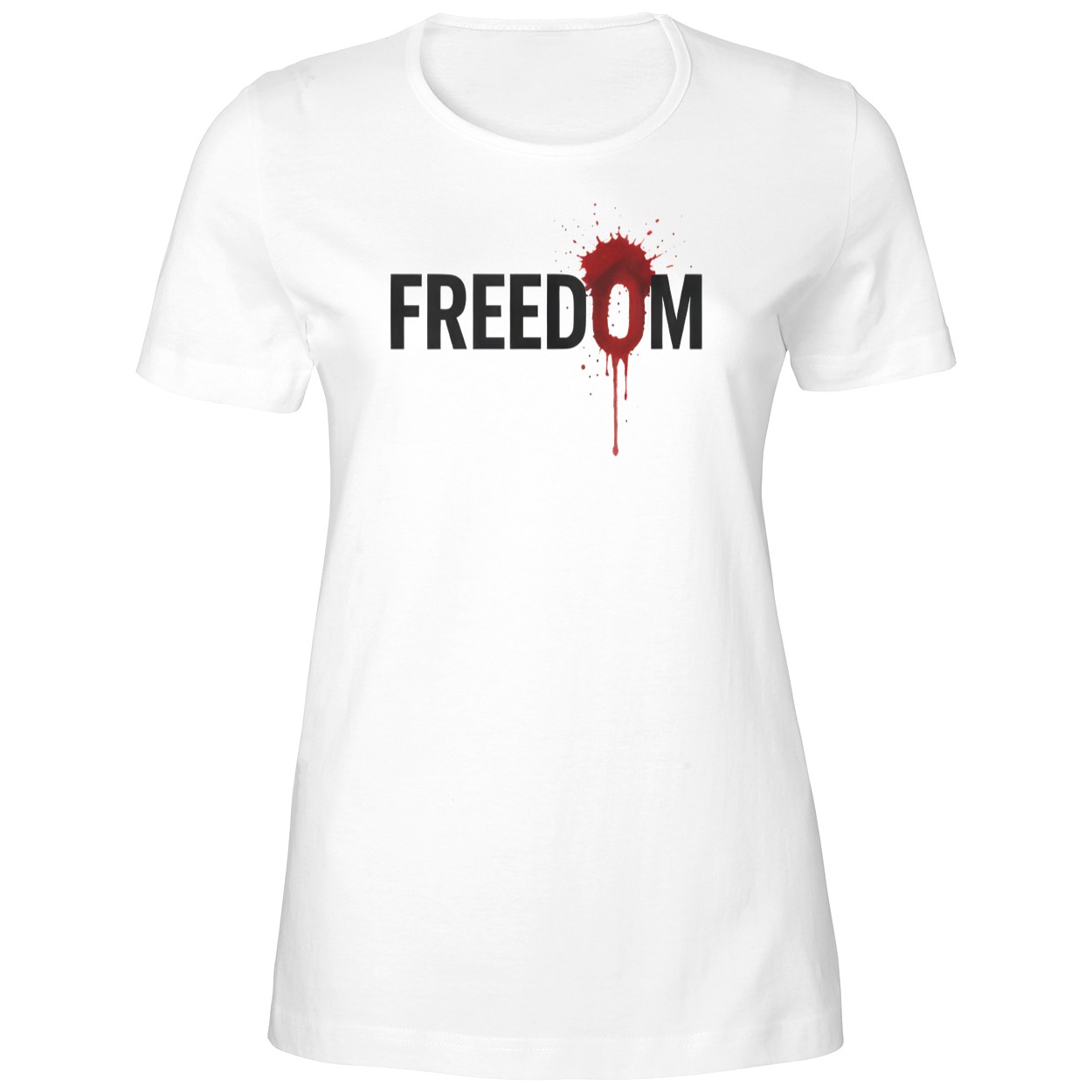 Charlie Kirk Freedom T-Shirt Herren - Unisex Baumwolle Shirt Mit Statement
