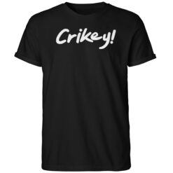 Robert Irwin Honors Dad Steve Wearing Crikey Shirt