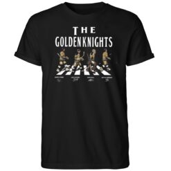 Vegas Golden Walking Road Signatures Shirt