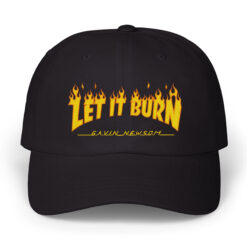 Spencer Pratt With Let It Burn Gavin Newsom Hat