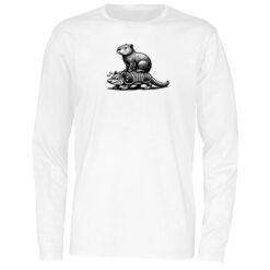 Capybara Riding Armadillo Shirt 4 Capybara Riding Armadillo Long Sleeve Shirt