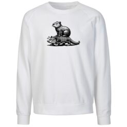 Capybara Riding Armadillo Shirt 3 Capybara Riding Armadillo Sweatshirt