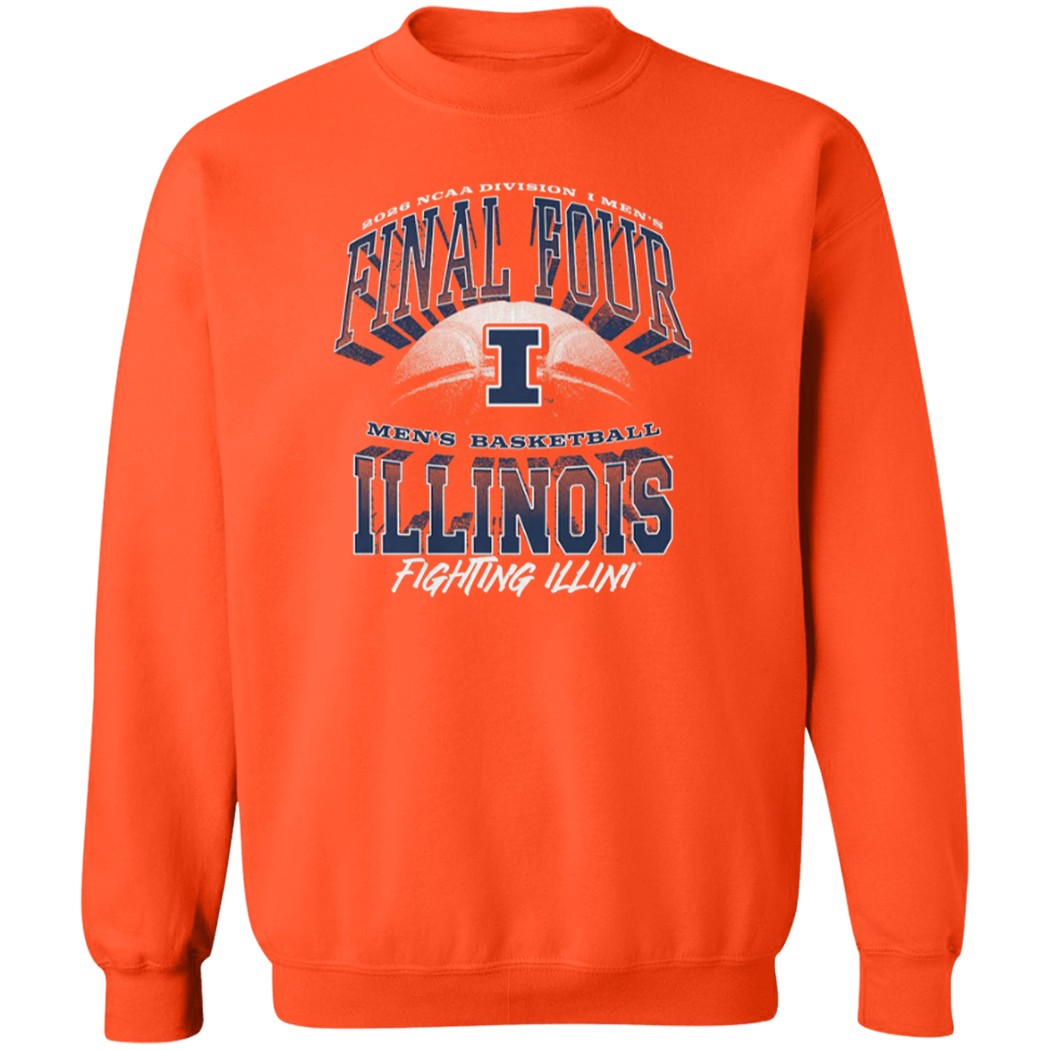 2026 Division I Men's Final Four Basketball Illinois Fighting Illini Sweatshirt 2026 Division I Men's Final Four Basketball Illinois Fighting Illini Sweatshirt