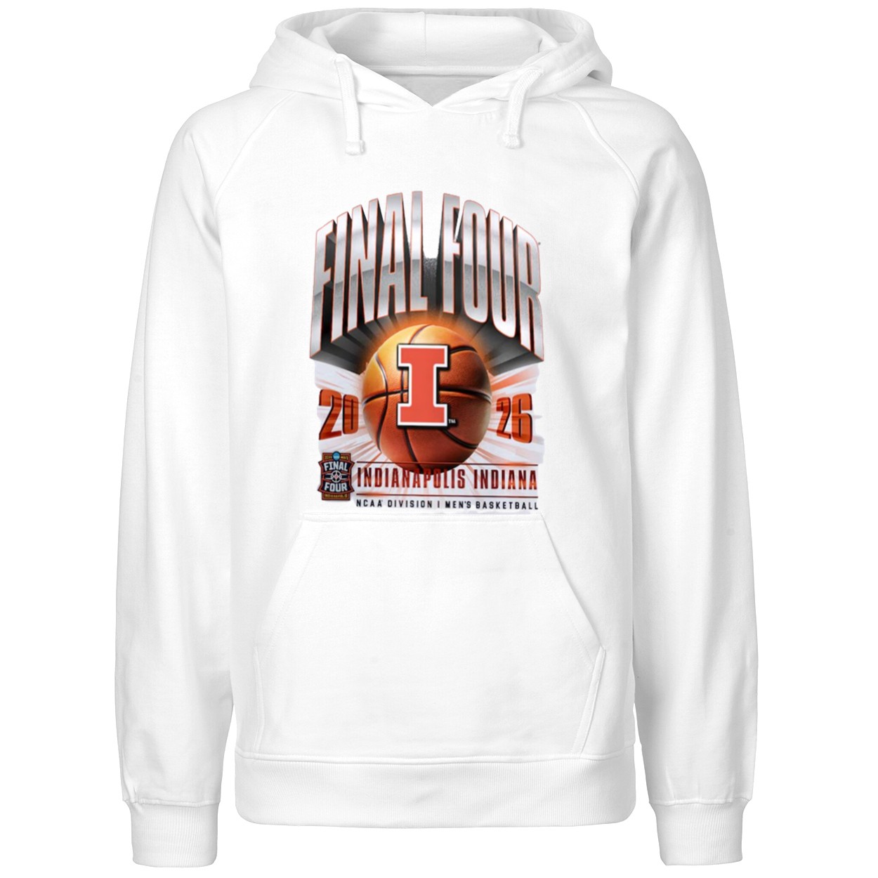Indianapolis Indiana Illinois Final Four 2026 Hoodie Indianapolis Indiana Illinois Final Four 2026 Hoodie