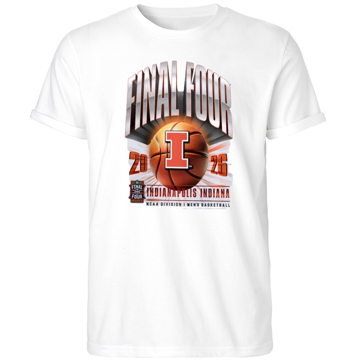 Indianapolis Indiana Illinois Final Four 2026 Shirt Indianapolis Indiana Illinois Final Four 2026 Shirt