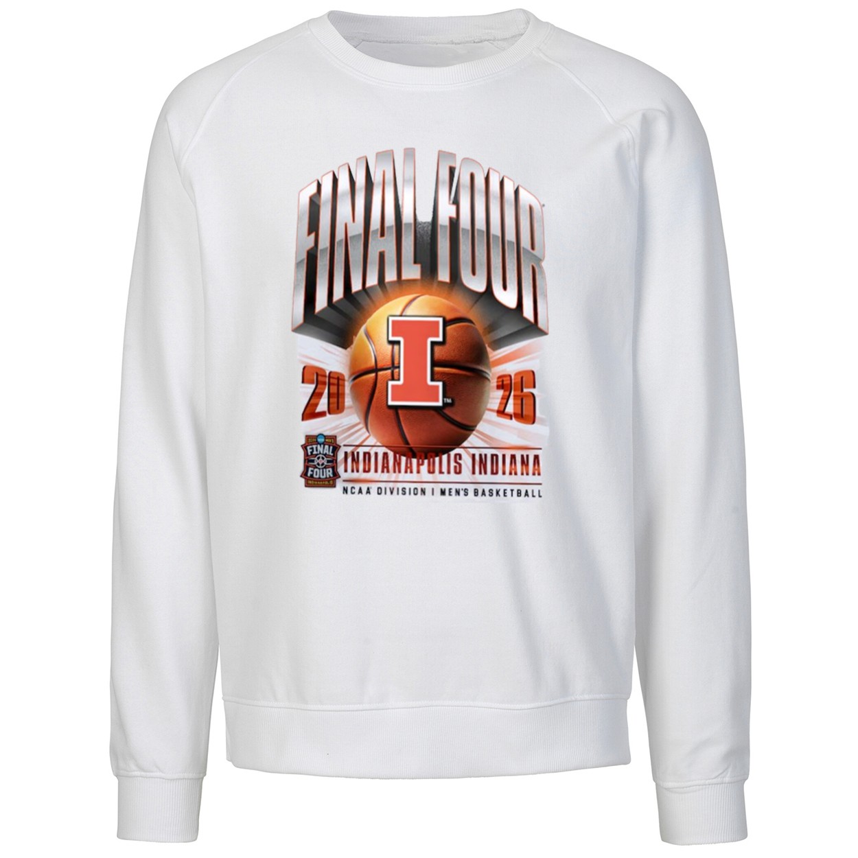 Indianapolis Indiana Illinois Final Four 2026 Sweatshirt Indianapolis Indiana Illinois Final Four 2026 Sweatshirt